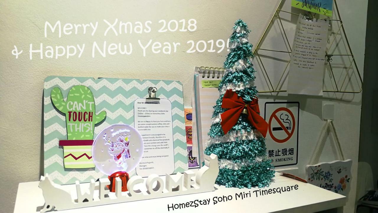 Homezstay Soho Timesquare Miri Kültér fotó